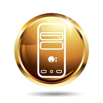 Computer Server Stock Illustration