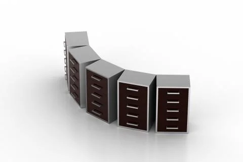 Computer server network Free Stock Illustration