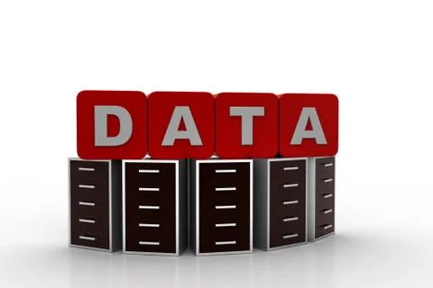 Computer server network Free Stock Illustration