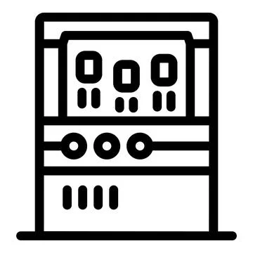 Computer server performing advanced data processing operations 스톡 일러스트