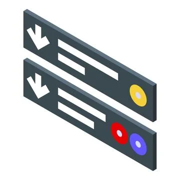 Computer server performing data backup download operation 스톡 일러스트