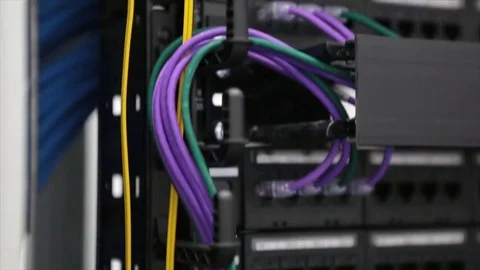 Computer server room Stock Footage 74105101