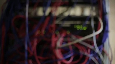 Computer Server Room Push In 動画素材 74061271