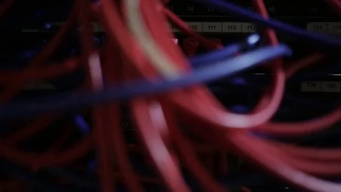 Computer Server Room Push Out 動画素材 74061284