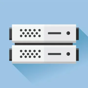 Computer Server Units Stock Illustration