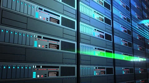Computer servers Stock Footage 25055046