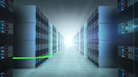 Computer servers Stock Footage 25055171