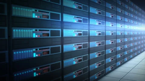 Computer servers Stock Footage 25055321