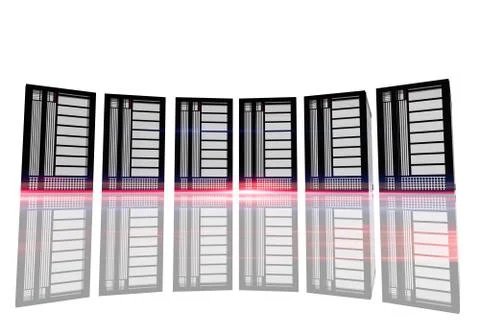 Computer servers Stock Illustration