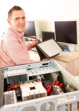 Computer service Stock Photos