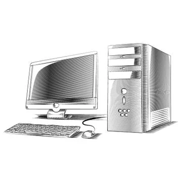 Computer Set イラスト素材