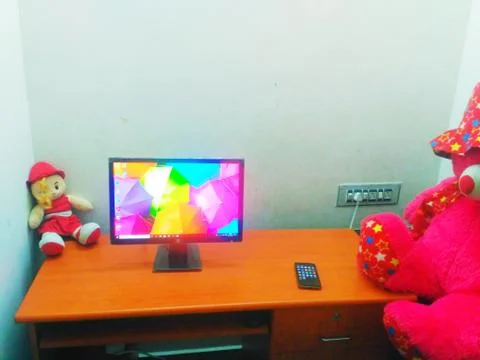 Computer Setup Foto stock