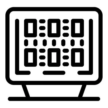 Computer showing a spreadsheet with data for analysis Stock Illustration