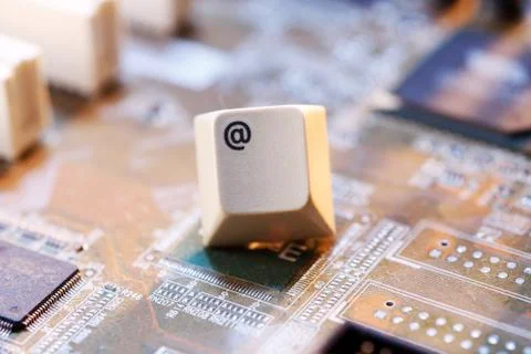 Computer sign Stock Photos