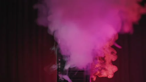 Computer in smoke Stock Footage 171289961