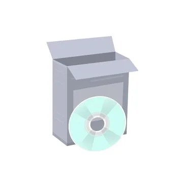 Computer software package Stock Illustration