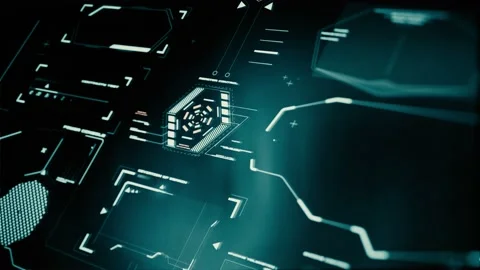 Computer software panel, radar GPS navigation screen display 스톡 동영상 139350871