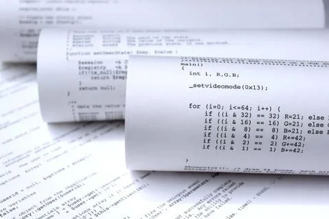 Computer software 스톡 사진