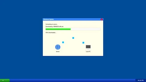 Computer software progress bar loading data animation Stock Footage 346540187