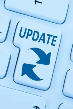 Computer software update network security virus blue online web 写真素材