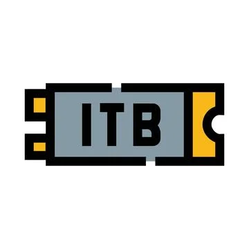 Computer solid state drive storing 1tb data Stock Illustration