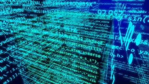 Computer source code programmer script Stock Illustration