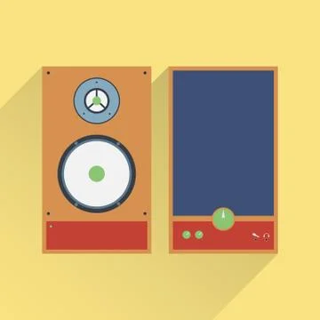 Computer speakers Illustration