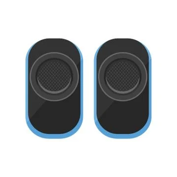 Computer Speakers Stock Illustration