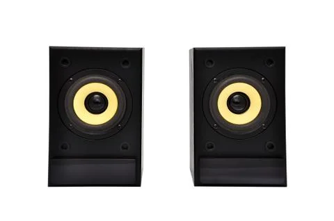 Computer speakers Stock Photos