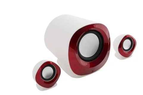 Computer speakers Stock Photos