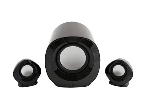 Computer speakers Stock Photos