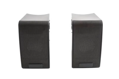 Computer speakers Stock Photos