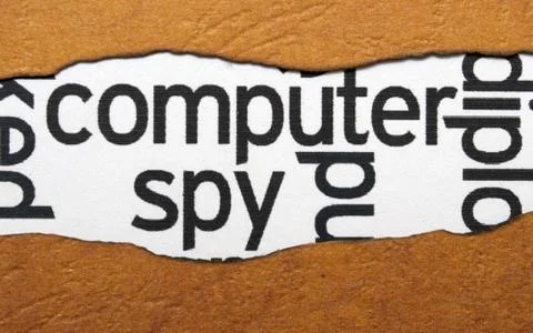 Computer spy concept 스톡 일러스트