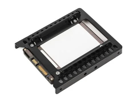 Computer SSD drive isolated on white background Stock Photos