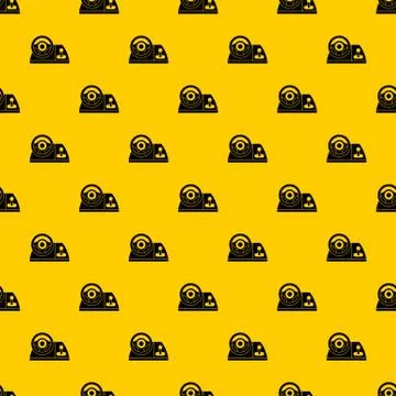 Computer steering wheel pattern vector Illustrazione stock