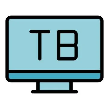 Computer storage icon vector flat 스톡 일러스트