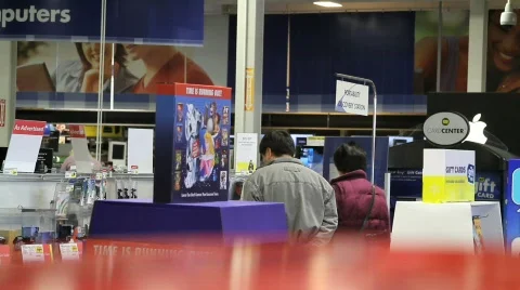 Computer Store Stock Footage 593292