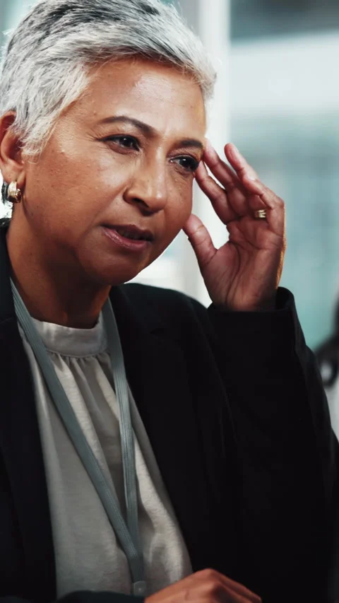 Computer, stress and typing with business woman in office for planning or Stock Footage 333247854