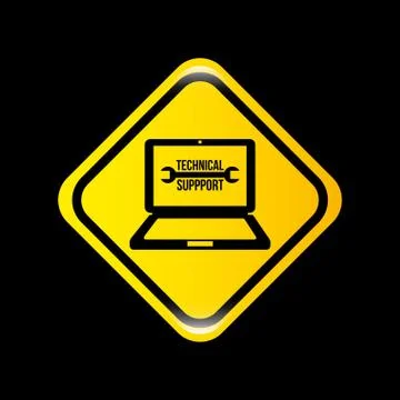 Computer support design, vector illustration eps10 graphic Stock Illustration