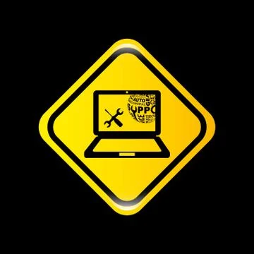 Computer support design, vector illustration eps10 graphic Stock Illustration