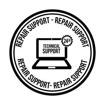 Computer support design, vector illustration eps10 graphic Ilustración de archivo