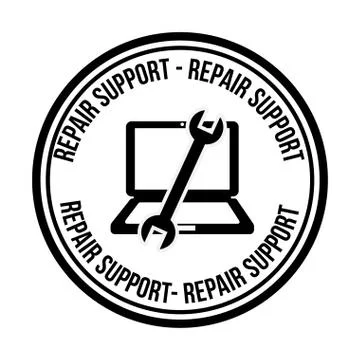 Computer support design, vector illustration eps10 graphic Stock Illustration