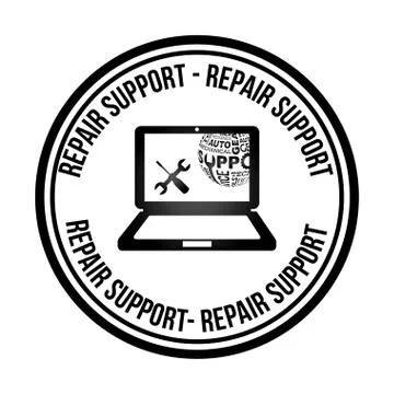 Computer support design, vector illustration eps10 graphic 스톡 일러스트