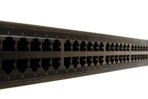 Computer switch isolated Stock Photos