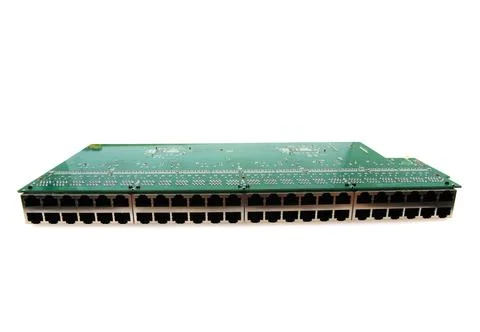 Computer switch isolated Stock Photos