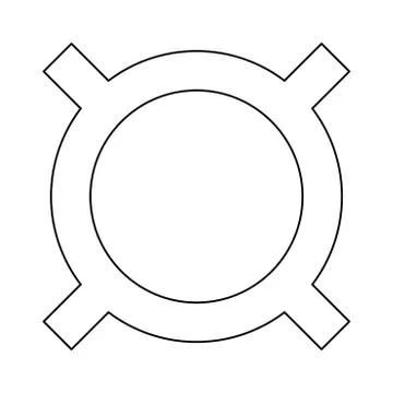 Computer symbol any currency icon . Stock Illustration