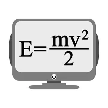 Computer symbol icon on white. イラスト素材