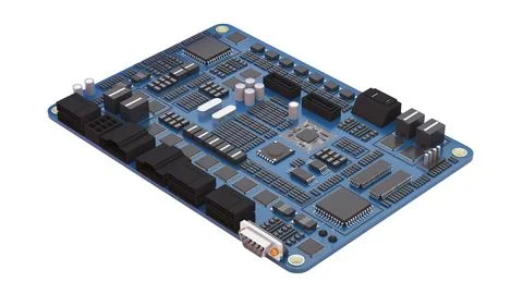 Computer system connection point,Abstract technology of central processing .. イラスト素材