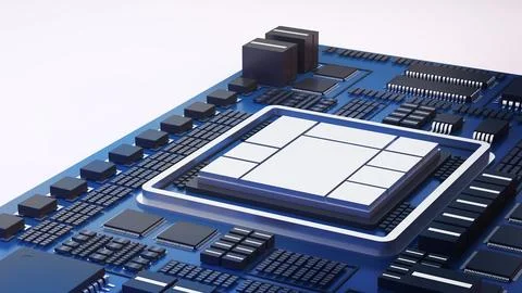 Computer system connection point,Abstract technology of central processing .. Stock-Fotos