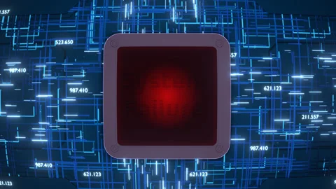 Computer system failure. Fatal error. Screen of death. Stock Footage 280557960